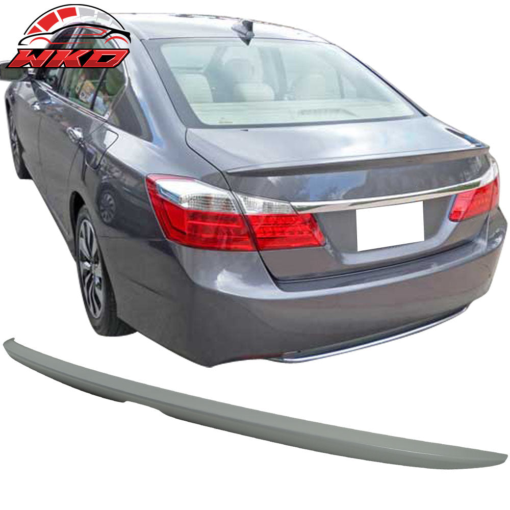Fits 13-17 Honda Accord 9th Sedan OE Style Trunk Spoiler Painted #NH788P White
