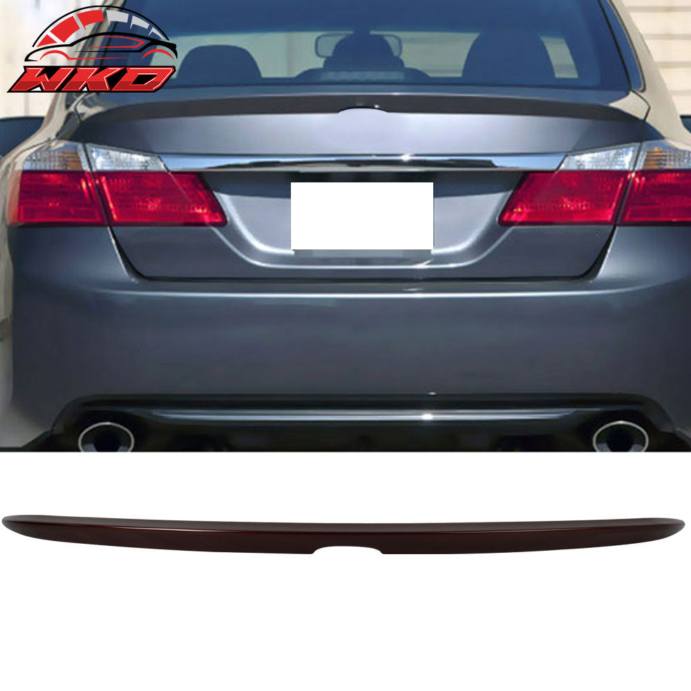 Fits 13-17 Honda Accord Sedan OE Style Trunk Spoiler Painted #R548P Red Pearl II