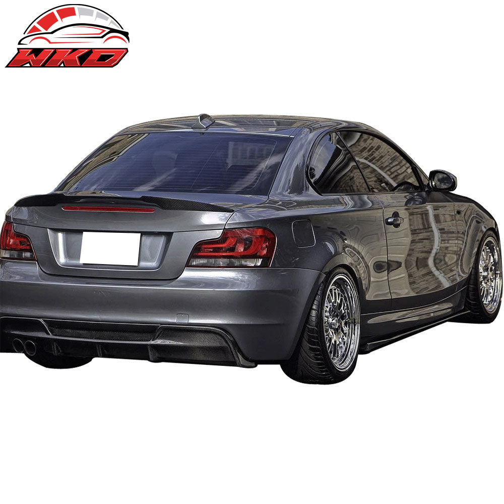 Fits 07-13 E82 Coupe M4 Style Painted #416 Carbon Black Metallic Trunk Spoiler