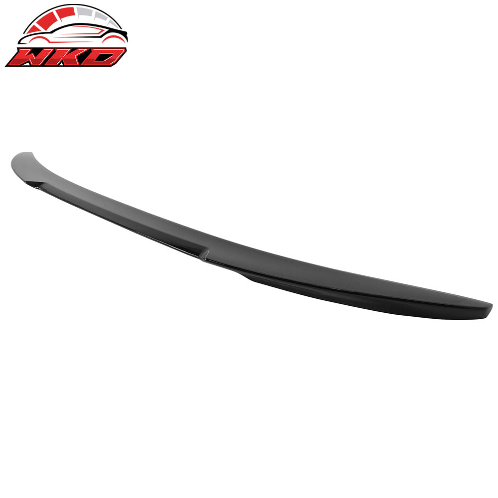 Fits 17-23 BMW G30 5 Series 4Dr M4 Style Trunk Spoiler Painted #416 Carbon Black