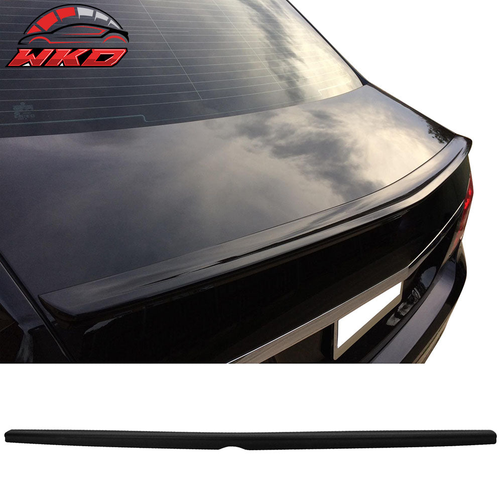 Fits 10-16 Benz E-Class W212 Sedan AMG Style Matte Black Rear Trunk Spoiler Wing