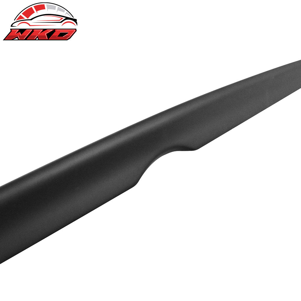 Fits 10-16 Benz E-Class W212 Sedan AMG Style Matte Black Rear Trunk Spoiler Wing