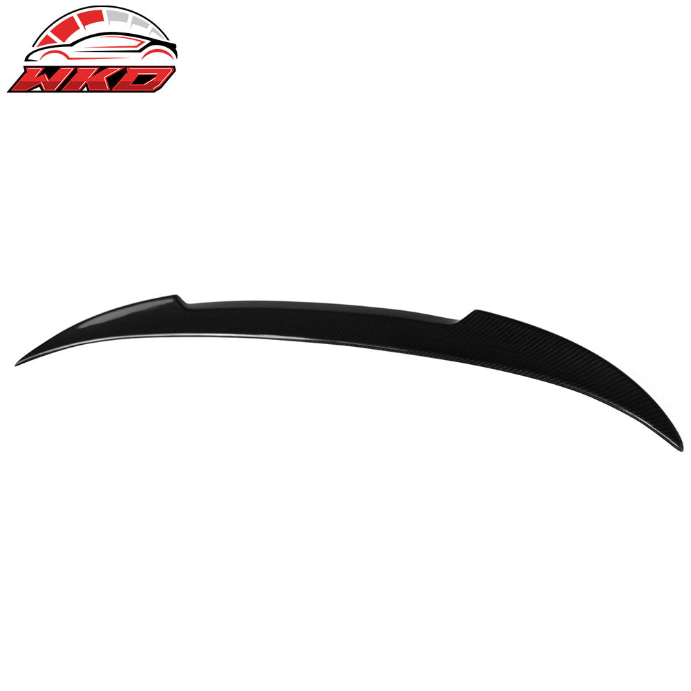 Closeout! Fits 06-11 BMW E90 3-Series Sedan V Style Trunk Spoiler Carbon Fiber