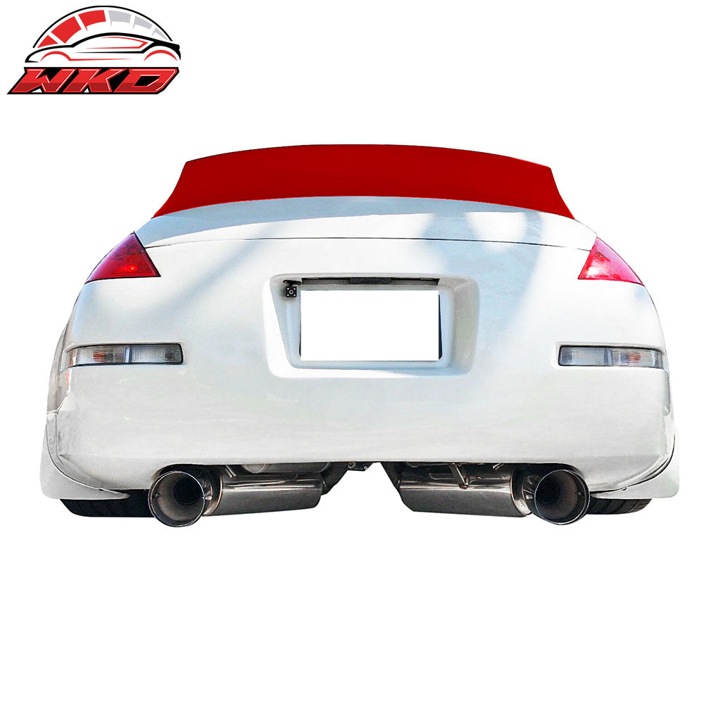 Fits 03-09 Nissan 350Z Fairlady V Style Duckbill Trunk Spoiler Painted #AX6 Red
