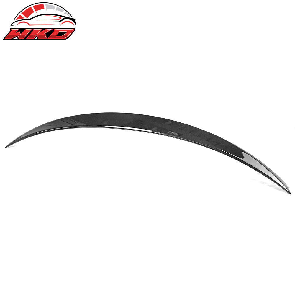 Fits 14-24 INFINITI Q50 IKON Trunk Spoiler Lip Painted #KH3 Black