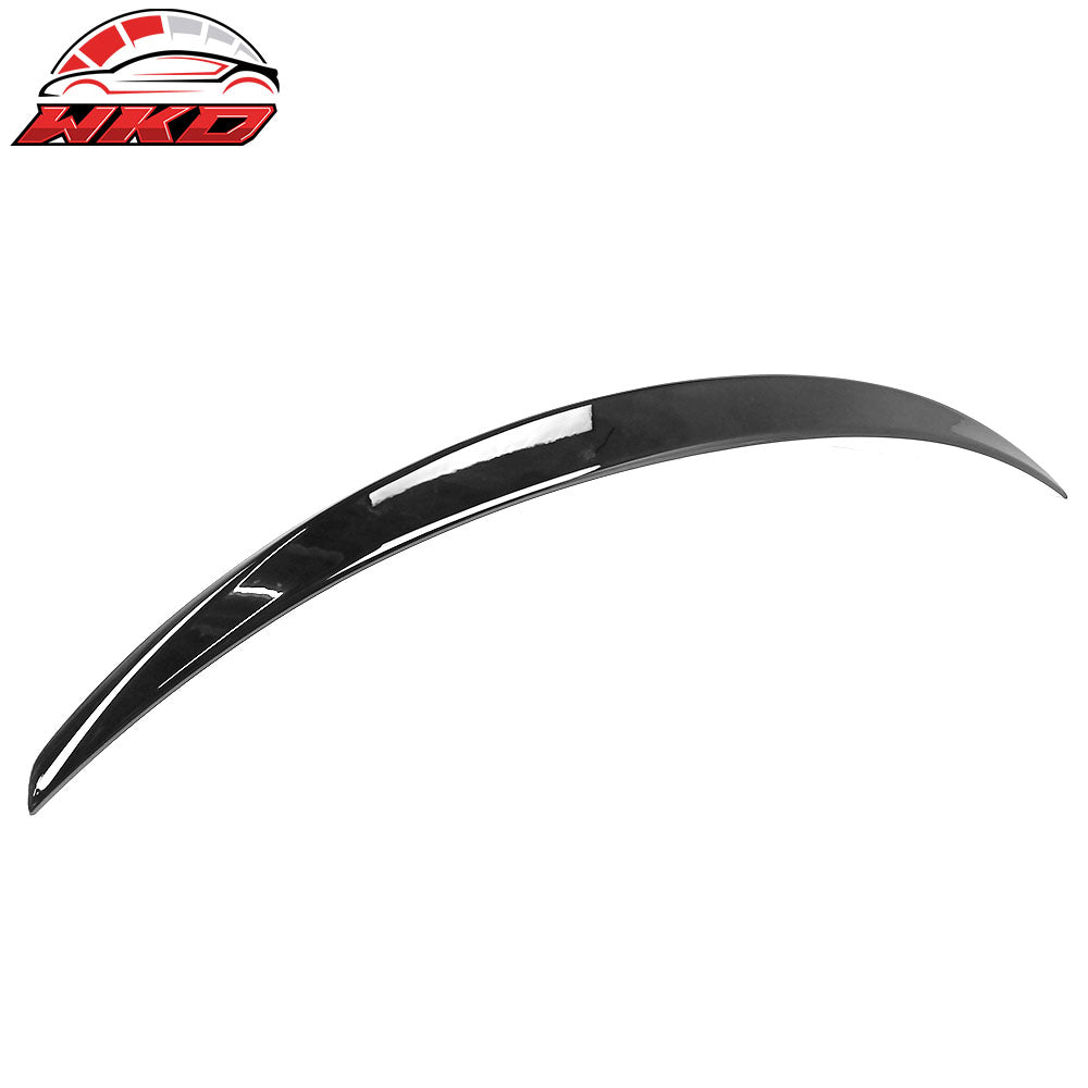 Fits 14-24 INFINITI Q50 IKON Trunk Spoiler Lip Painted #KH3 Black