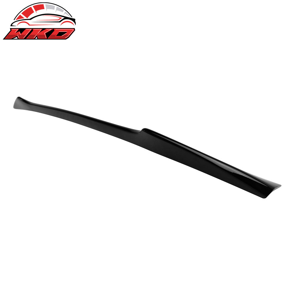 Fits 15-21 Subaru WRX STI V2 Style Gloss Black Add On Trunk Spoiler Gurney Flap