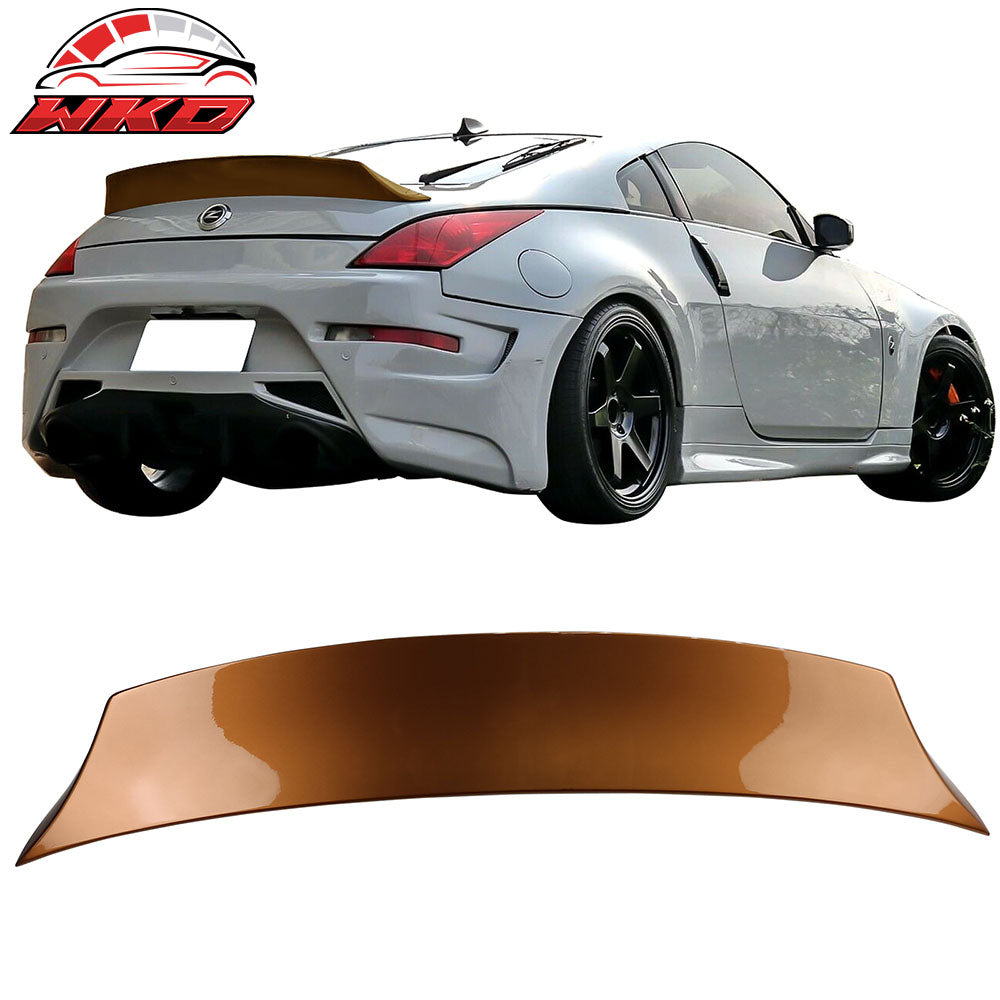 Fits 03-09 Nissan 350Z Fairlady Z33 V Style Trunk Spoiler Painted #A17 Sunset