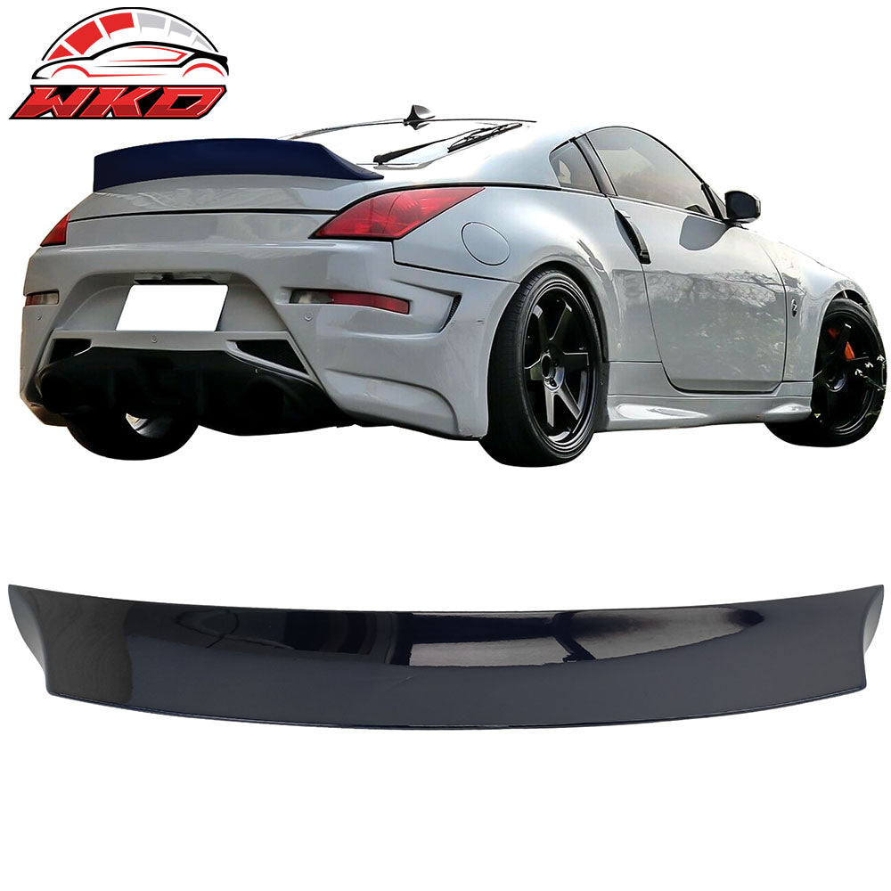 Fits 03-09 Nissan 350Z Fairlady Z33 V Style Rear Trunk Spoiler Painted #BW5 Blue