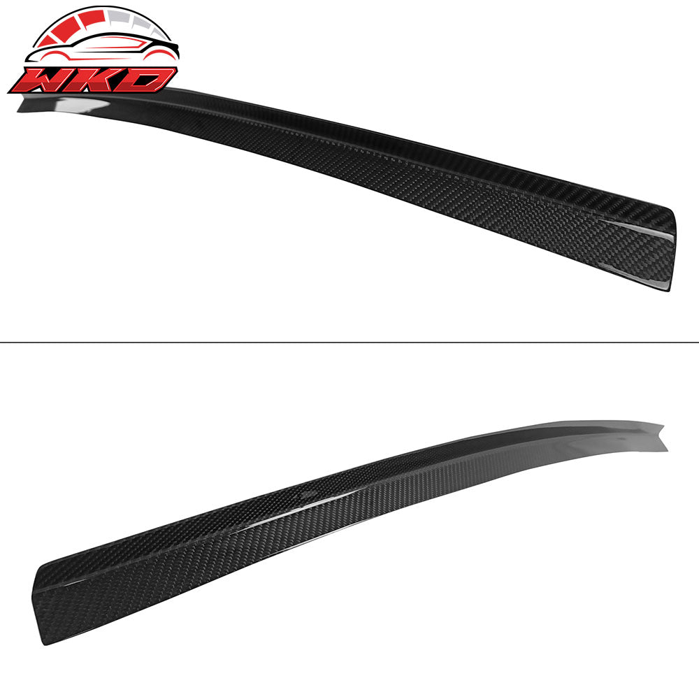 Trunk Add On Gurney Flap Spoiler Fits 15-21 Subaru WRX STI Style Carbon Fiber CF