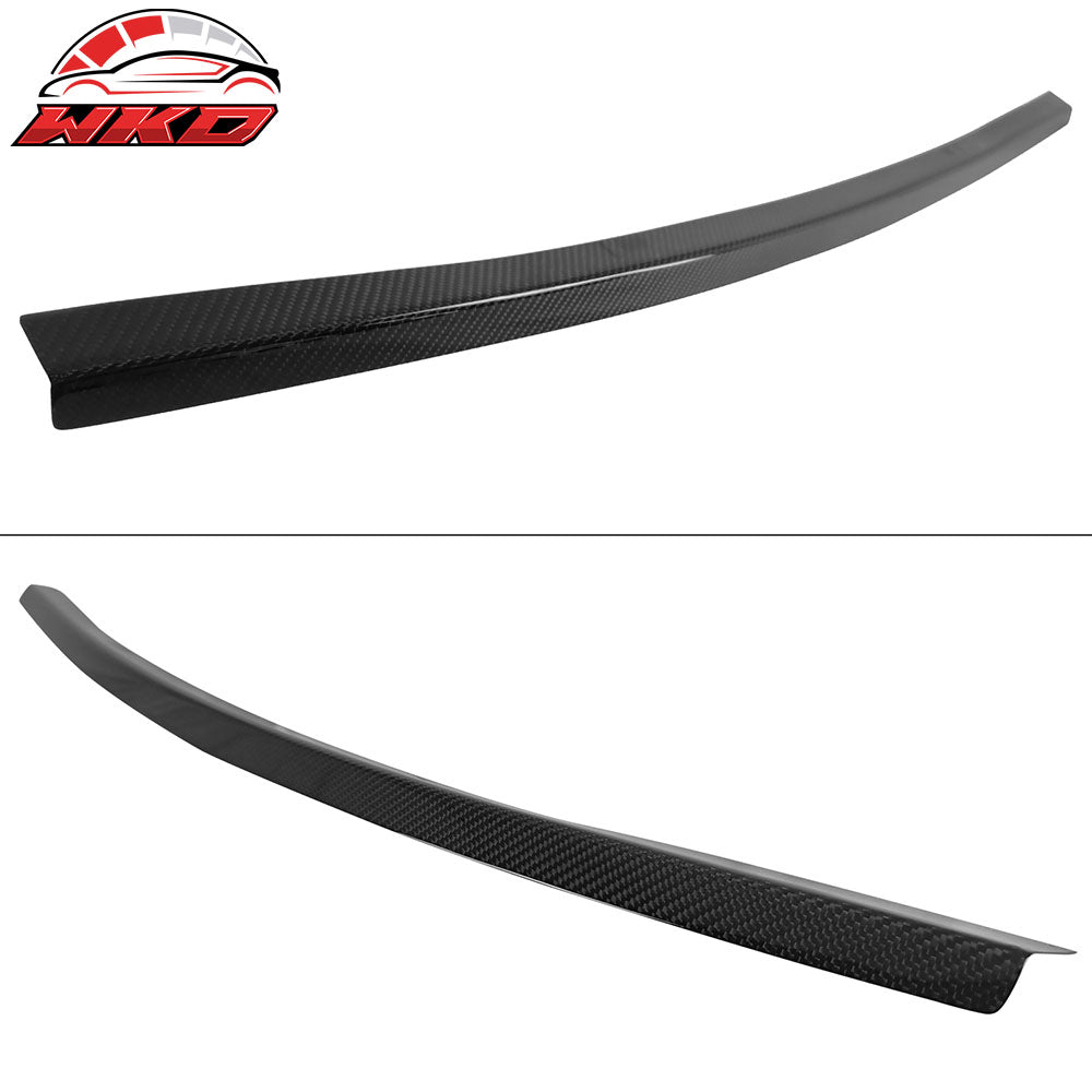 Trunk Add On Gurney Flap Spoiler Fits 15-21 Subaru WRX STI Style Carbon Fiber CF