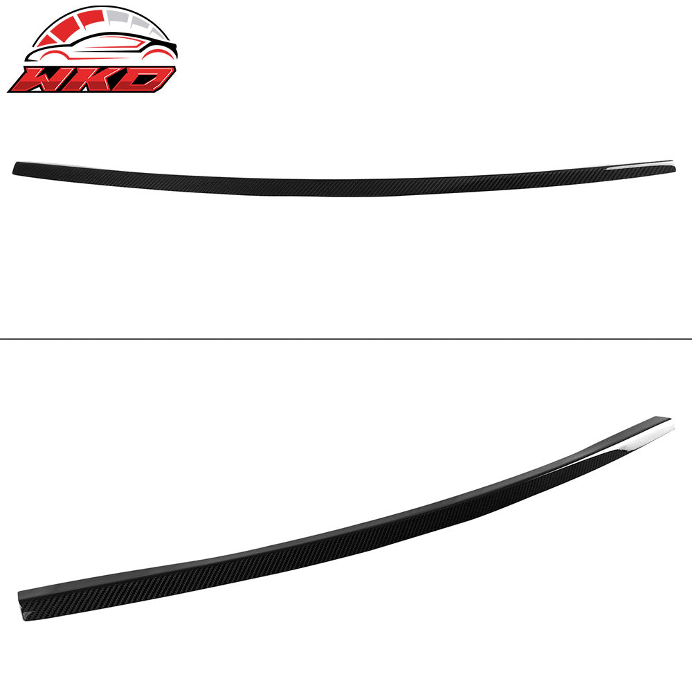 Trunk Add On Gurney Flap Spoiler Fits 15-21 Subaru WRX STI Style Carbon Fiber CF