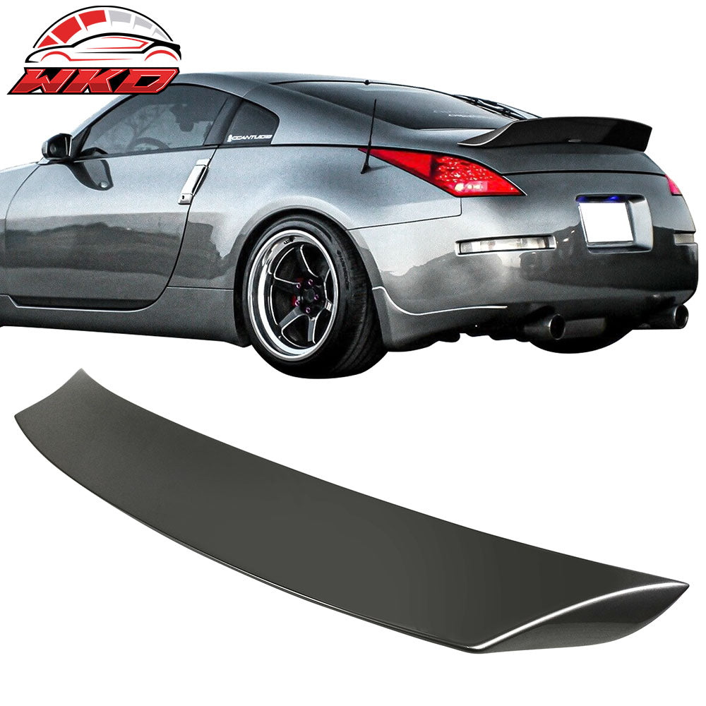 Fits 03-09 Nissan 350Z Fairlady Z33 V Style Rear Trunk Spoiler Painted #K51 Gray