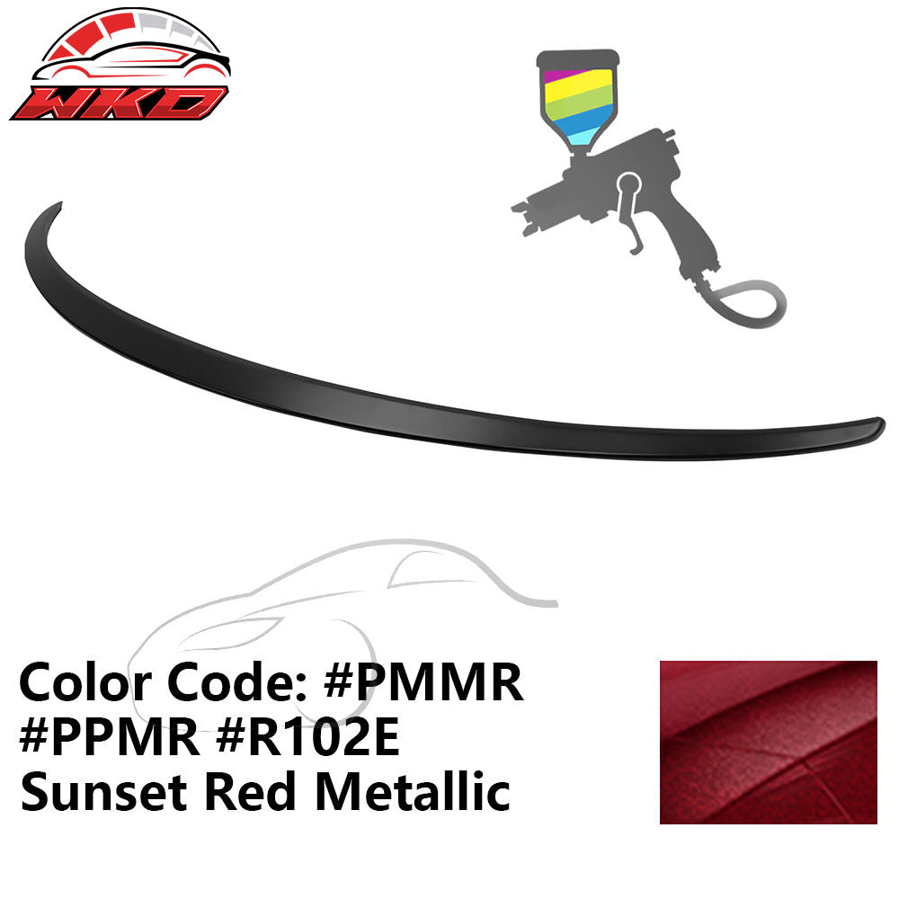 Fits 20-25 Tesla Model Y OE Style Rear Trunk Spoiler Painted #PMMR Sunset Red