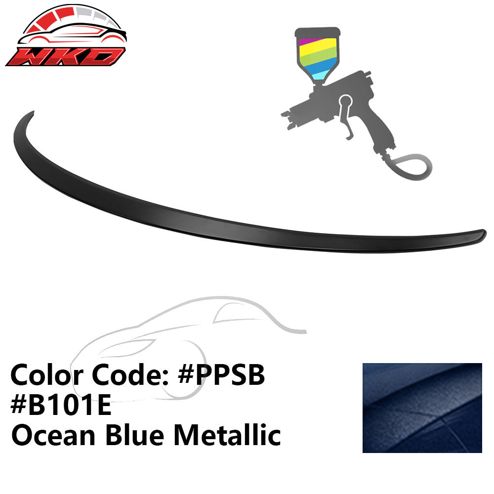 Fits 20-25 Tesla Model Y OE Style Rear Trunk Spoiler Painted #PPSB Ocean Blue