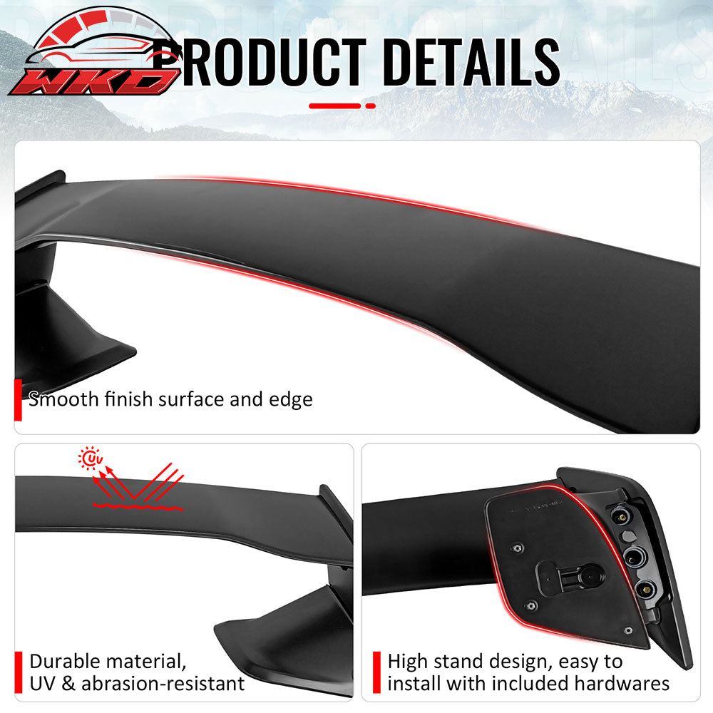 Fits 22-25 Subaru WRX 5th VB Sedan STI Style Rear Trunk Spoiler Unpainted 5PCS