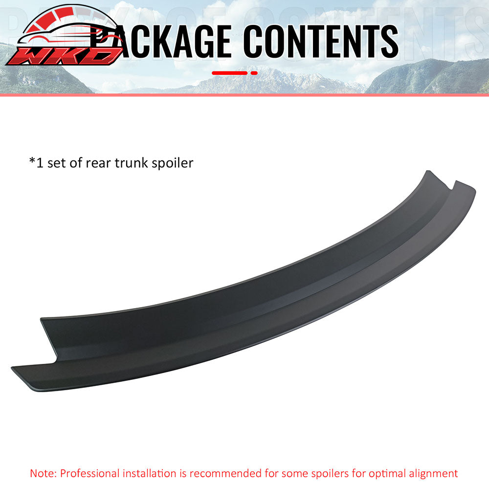 Fits 24-26 Ford Mustang S650 7th Gen R Style Rear Trunk Spoiler Wing Matte Black
