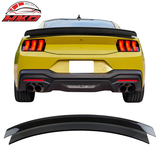 2024-26 Ford Mustang S650 7th Gen R Style Rear Trunk Spoiler Wing Gloss Black | Wholesale
