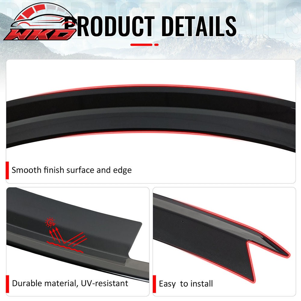 Fits 24-26 Ford Mustang S650 7th Gen R Style Rear Trunk Spoiler Wing Gloss Black