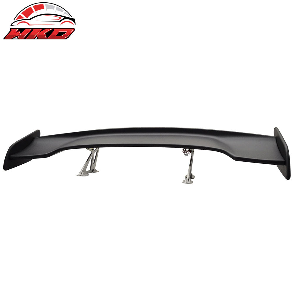 Wholesale Universal Adjustable 57 Inch GT Trunk Spoiler Wing LED Brake Light Unpainted ABS