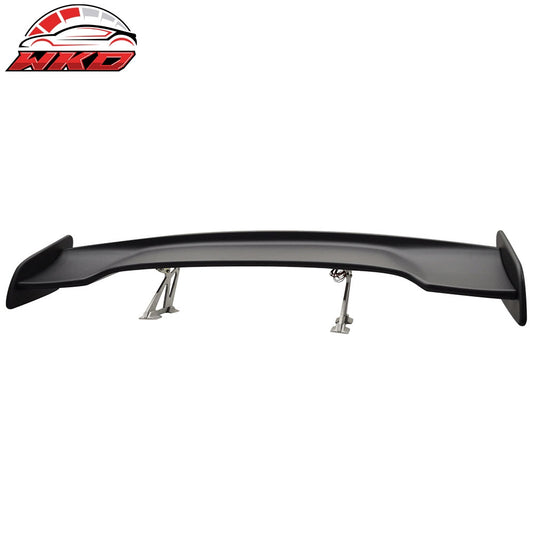 Wholesale Universal Adjustable 57 Inch GT Trunk Spoiler Wing LED Brake Light Unpainted ABS - Wikond Auto