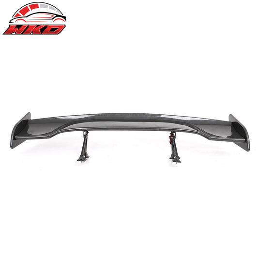 57 Inch GT Trunk Spoiler Wing & LED Brake Light Carbon Fiber Print ABS | Wholesale
