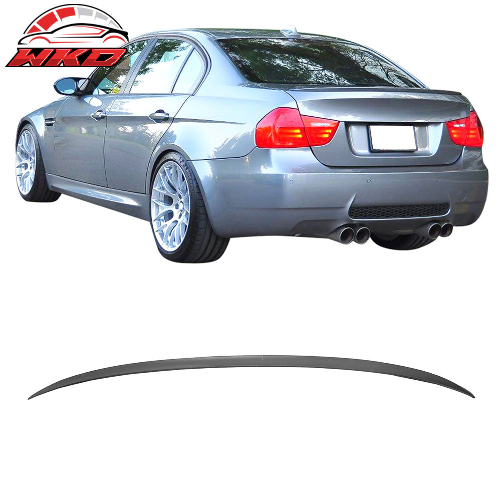 Fits 06-11 BMW E90 3 Series 4DR 325i 330i 328i M3 Style Rear Trunk Spoiler Wing