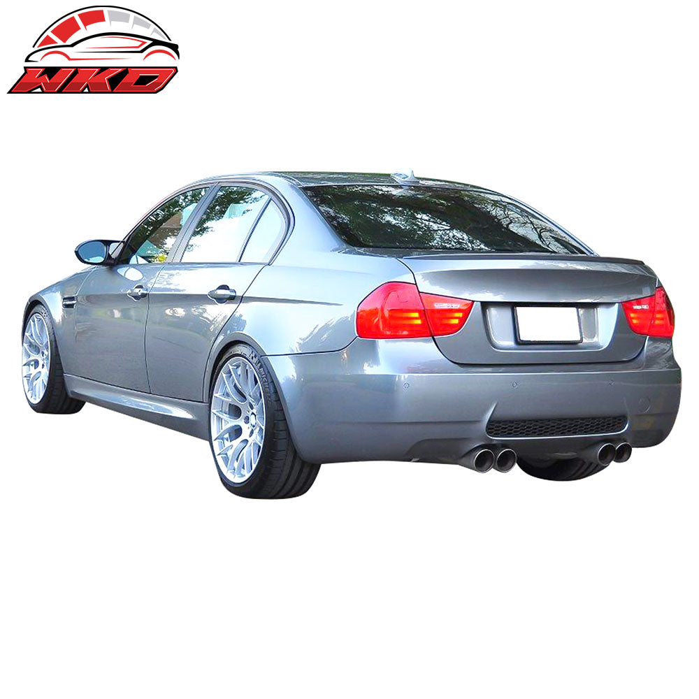 Fits 06-11 BMW E90 3 Series 4DR 325i 330i 328i M3 Style Rear Trunk Spoiler Wing