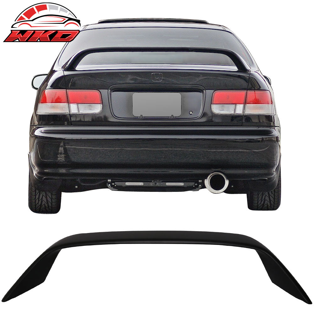 Fits 96-00 Honda Civic Coupe EM2 Type R TR Rear Trunk Spoiler Wing ABS Unpainted