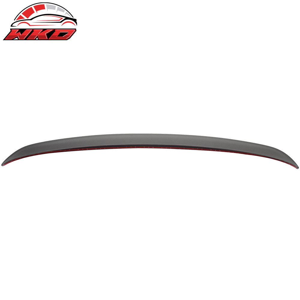 Fits 04-10 BMW E60 5 Series AC Style Matte Black Rear Trunk Spoiler Wing Lip ABS