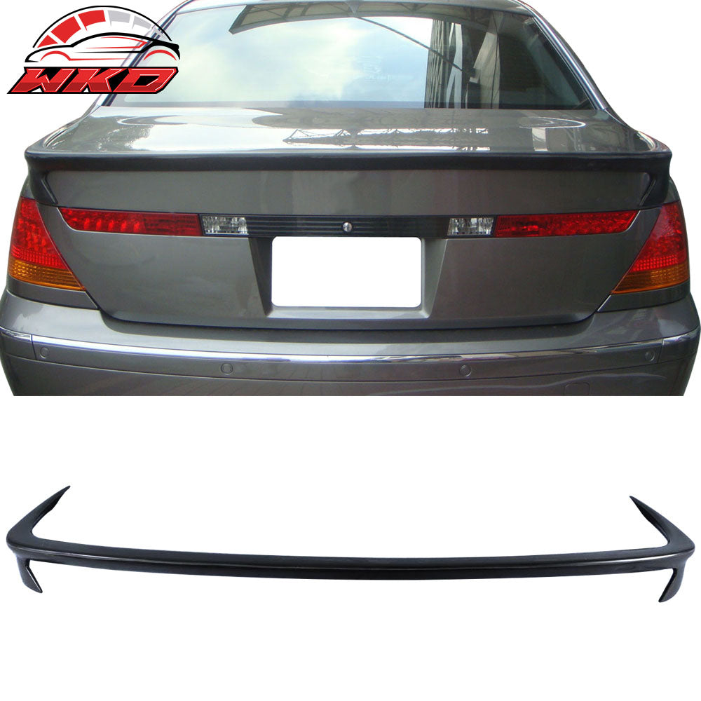 Fits 02-05 BMW E65 7-Series 745i 760i A Style Unpainted Rear Trunk Spoiler Wing