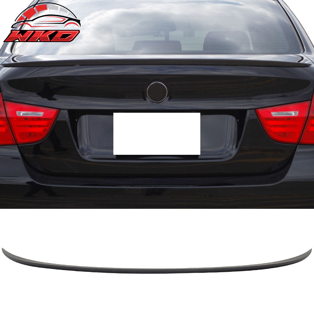 Fits 06-11 BMW E90 3-Series M3 Style Matte Black Rear Trunk Spoiler Wing Lip ABS