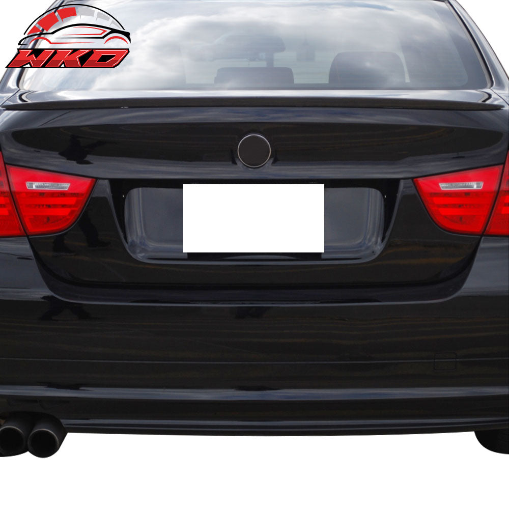 Fits 06-11 BMW E90 3-Series M3 Style Matte Black Rear Trunk Spoiler Wing Lip ABS