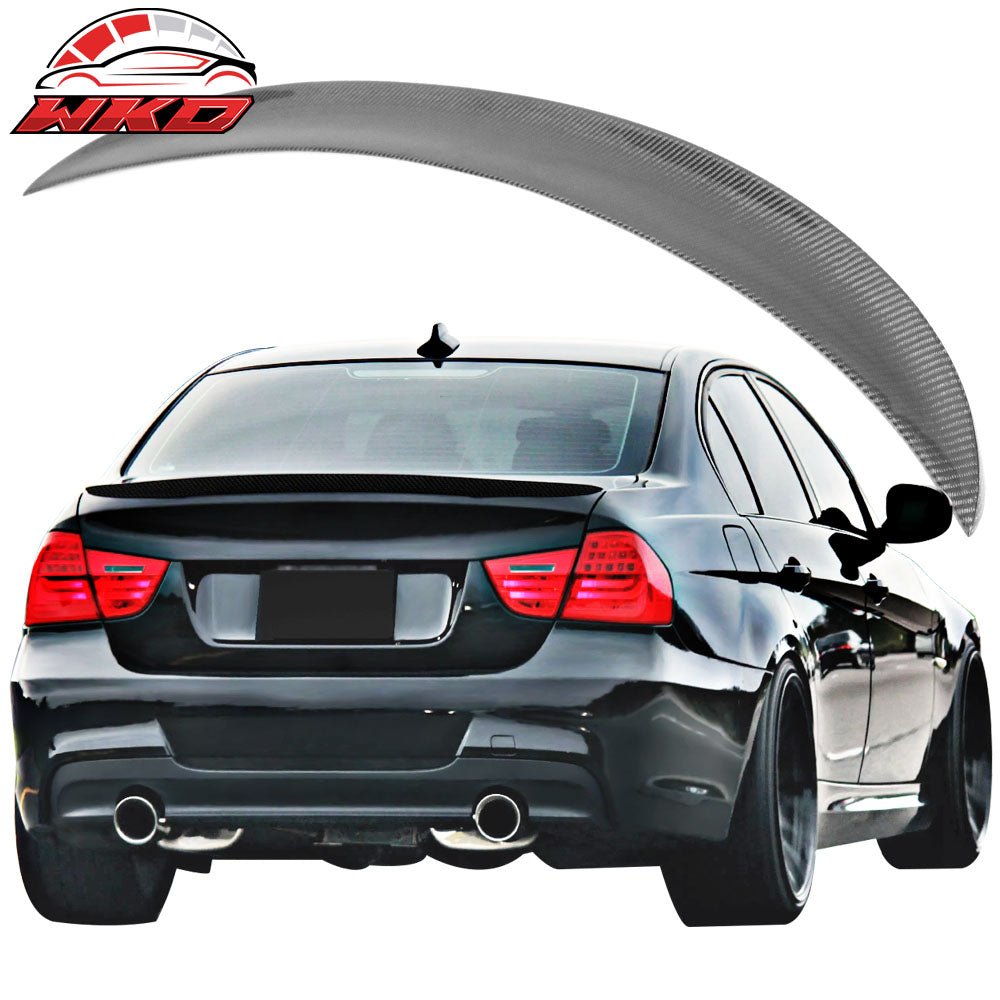 Fits 06-11 BMW E90 3-Series Sedan Performance Style Trunk Spoiler Carbon Fiber