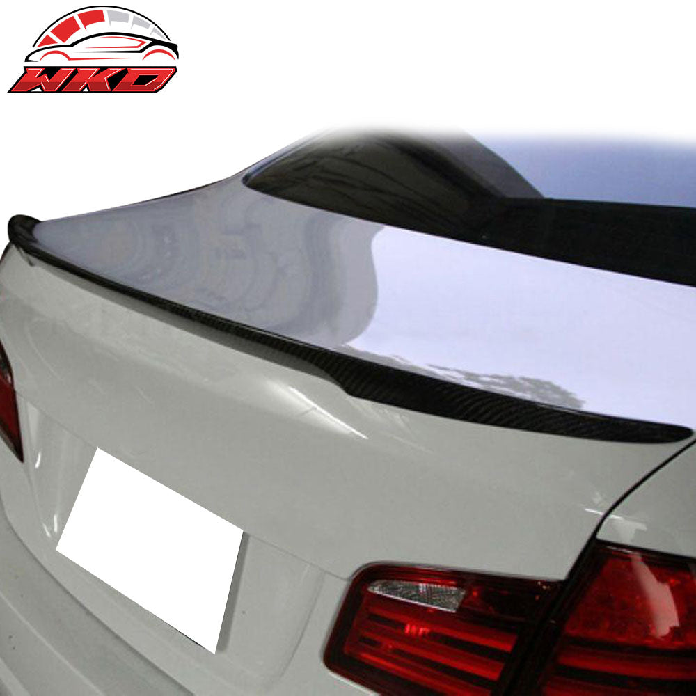 Fits 11-17 BMW F10 5-Series Performance Style Matte Black Rear Trunk Spoiler ABS