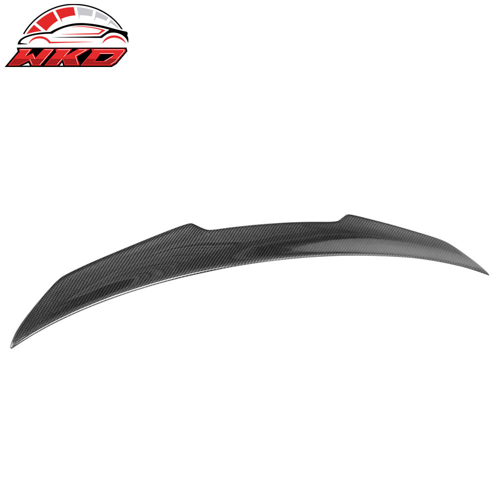 Closeout! Fits 15-20 BMW F82 M4 Coupe V Style Rear Trunk Spoiler Carbon Fiber CF