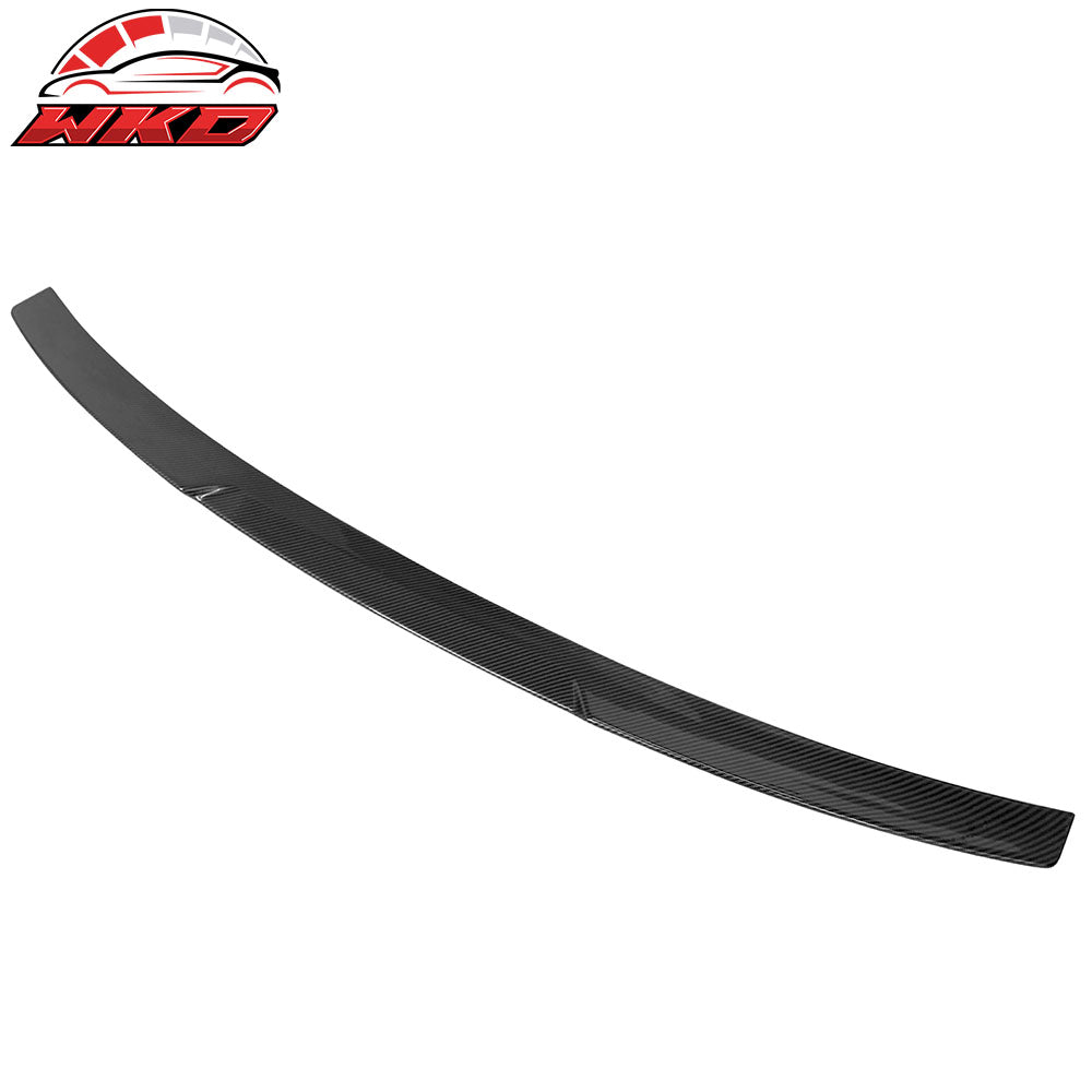 Fits 20-22 BMW G12 7-Series 740i 750Li Rear Trunk Spoiler Carbon Fiber Print ABS