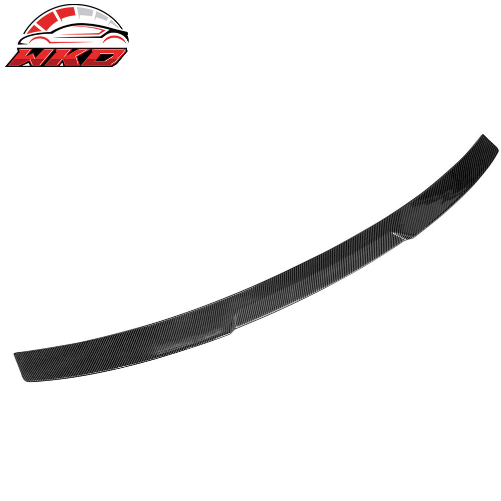 Fits 20-22 BMW G12 7-Series 740i 750Li Rear Trunk Spoiler Carbon Fiber Print ABS