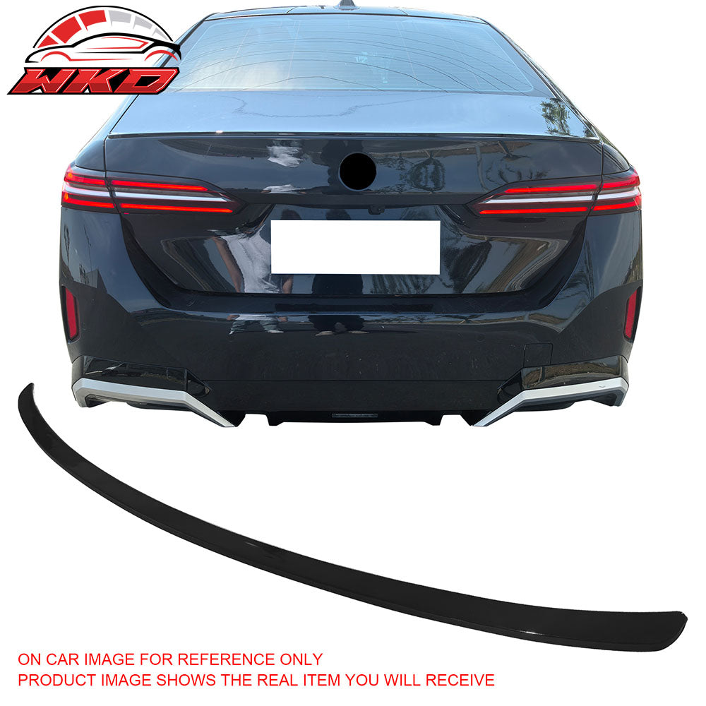Fits 24-25 BMW G60 5 Series G90 M5 Sedan M Sport Style Trunk Spoiler Gloss Black