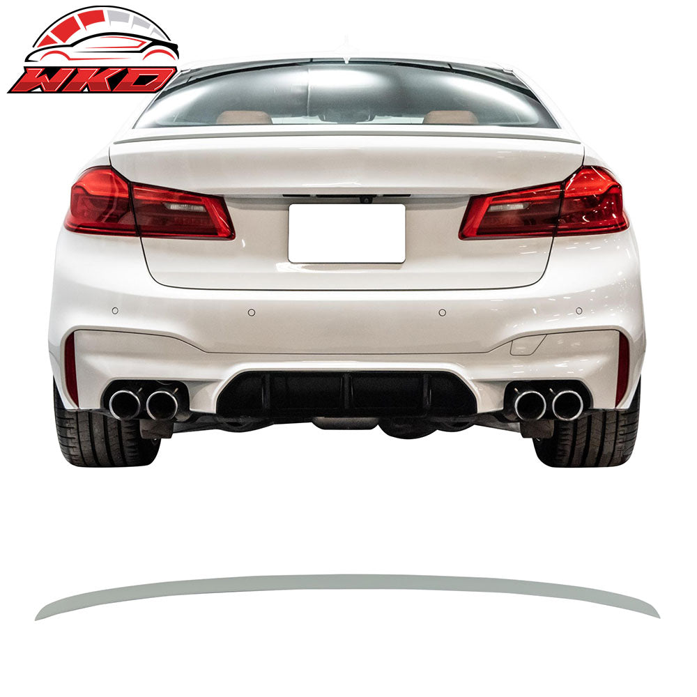 Fits 17-23 BMW G30 5 Series F90 M5 Style Rear Trunk Spoiler Wing Unpainted ABS