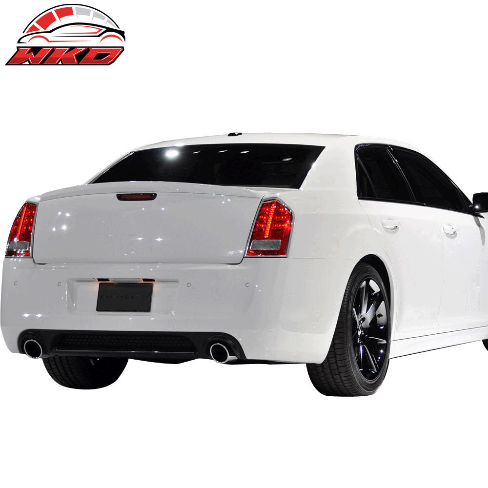 For 11-23 Chrysler 300 300C 300S Trunk Spoiler OE Factory Style Matte Black Wing