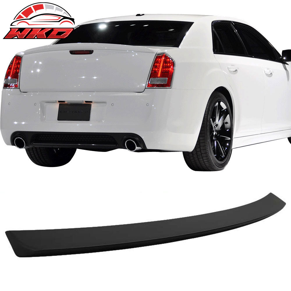 For 11-23 Chrysler 300 300C 300S Trunk Spoiler OE Factory Style Matte Black Wing