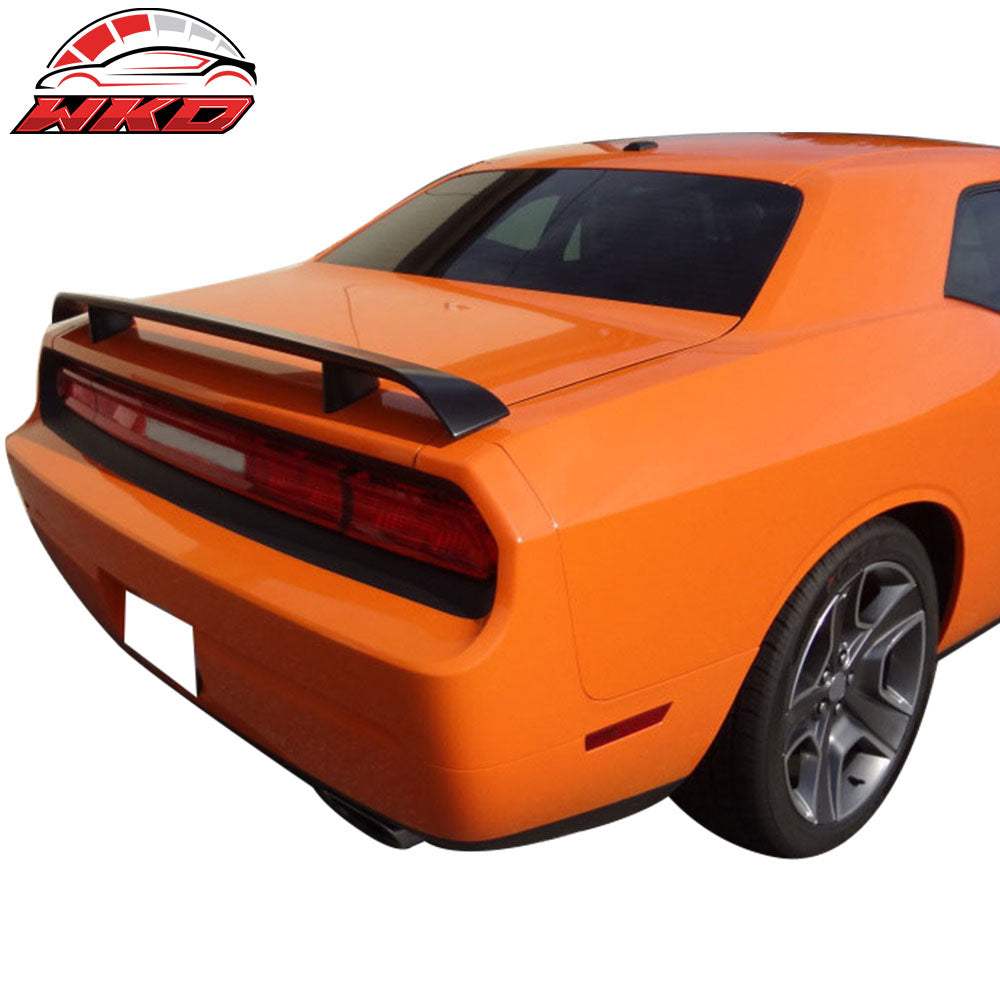 Fits 08-23 Dodge Challenger OE Style Matte Black Rear Trunk Lid Spoiler Wing Lip