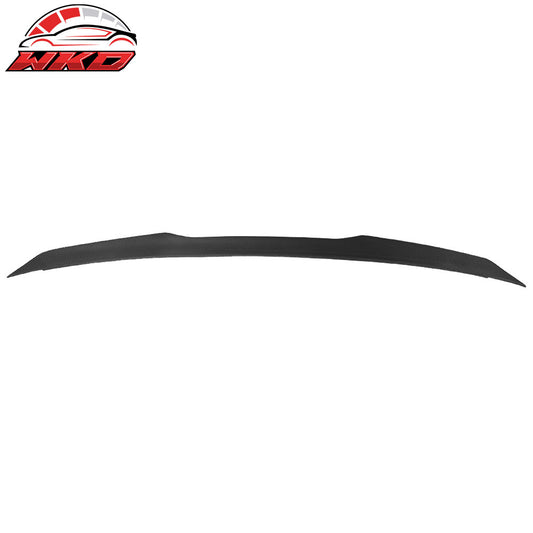 2015-23 Ford Mustang Coupe High Kick V Style Trunk Spoiler Matte Carbon Fiber | Wholesale