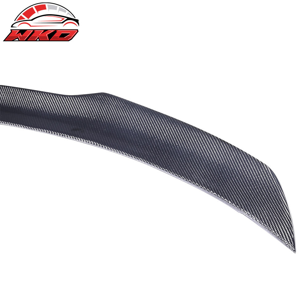 Fits 15-23 Ford Mustang Coupe High Kick V Style Trunk Spoiler Matte Carbon Fiber