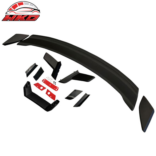 2024-26 Ford Mustang 7th Gen S650 Dark Horse Matte Black Trunk Spoiler ABS | Wholesale