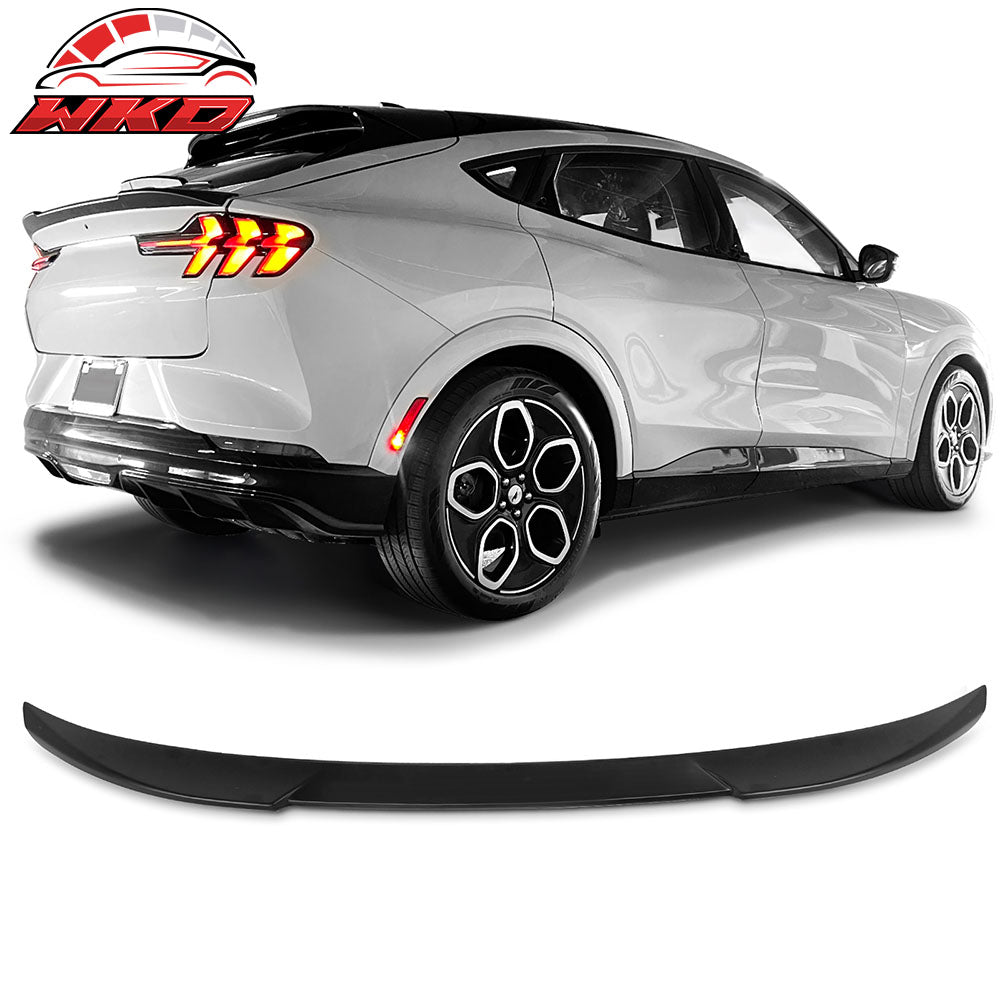 Fits 21-25 Ford Mustang Mach-E IKON 1 Style Rear Trunk Spoiler Wing Unpainted
