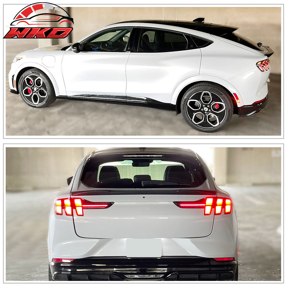 Fits 21-25 Ford Mustang Mach-E IKON 1 Style Rear Trunk Spoiler Wing Unpainted