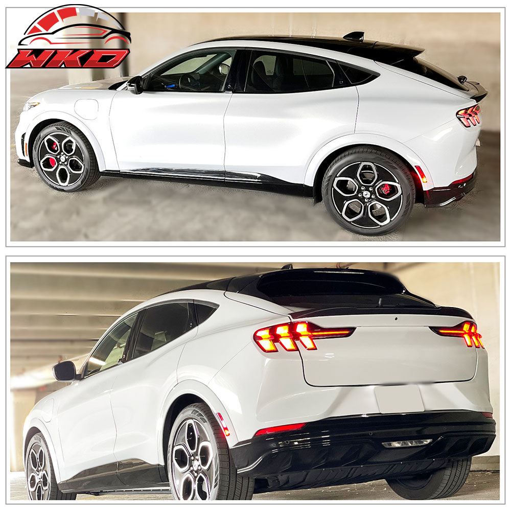 Fits 21-25 Ford Mustang Mach-E IKON 1 Style Rear Trunk Spoiler Wing Unpainted