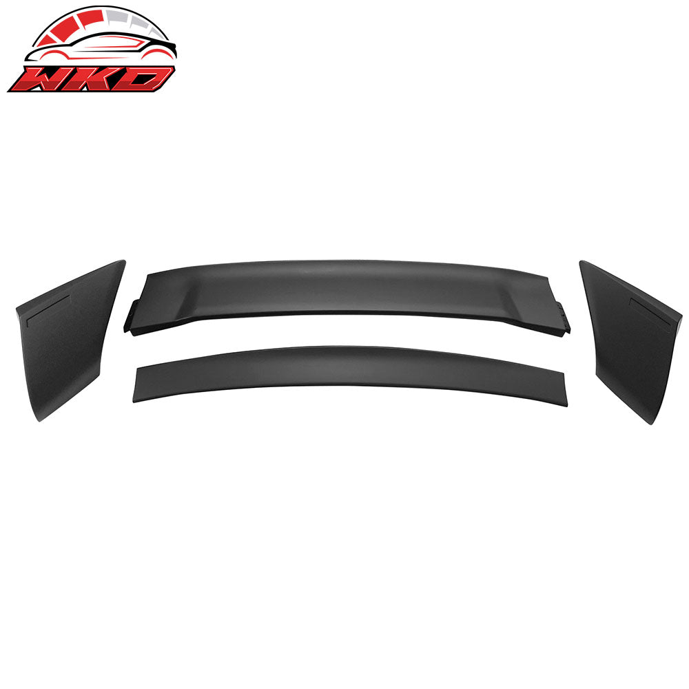 Fits 14-21 Toyota Corolla Mugen Style Rear Trunk Spoiler Wing Matte Black ABS